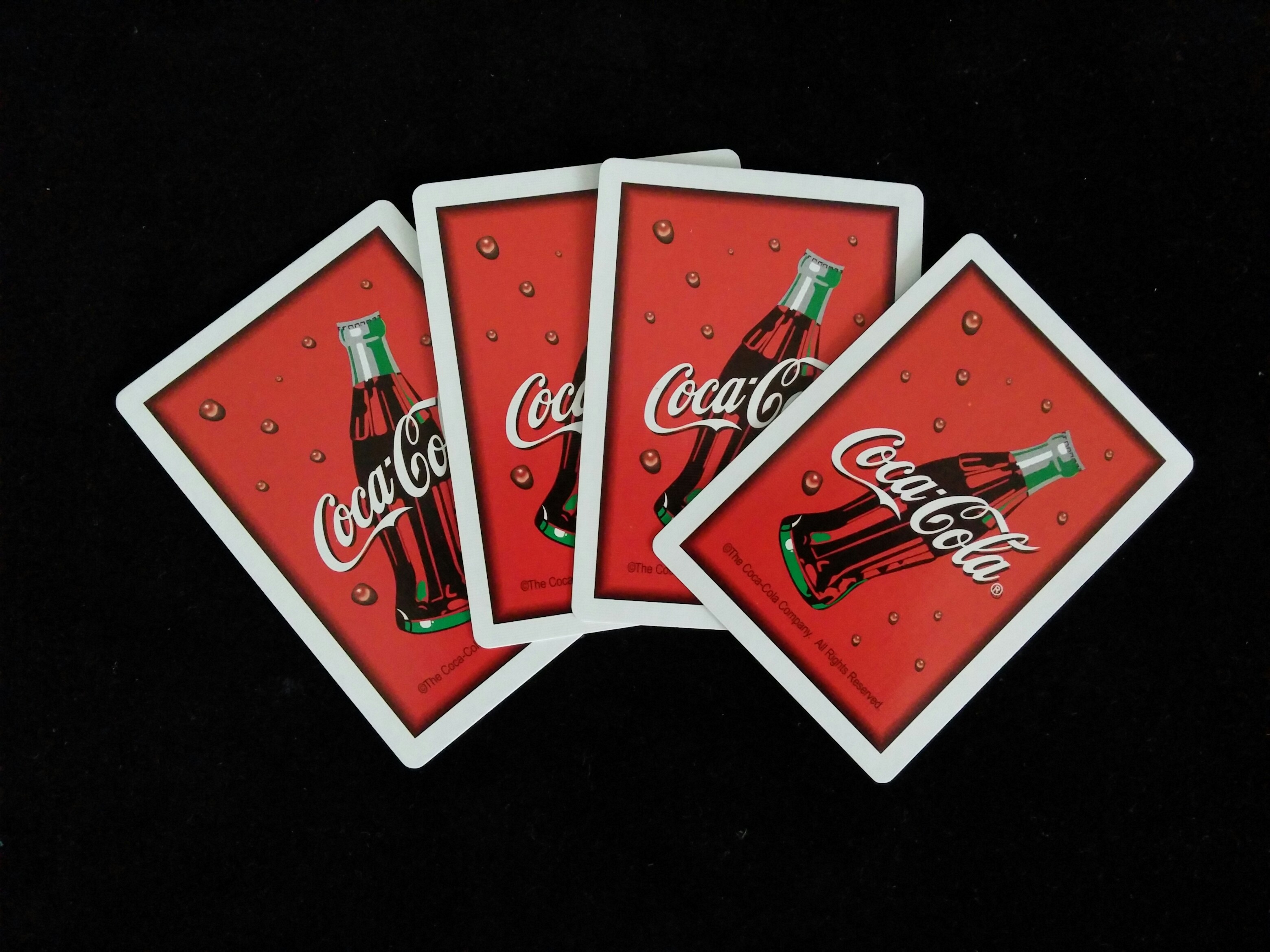 코카콜라 카드(코카콜라문양)
